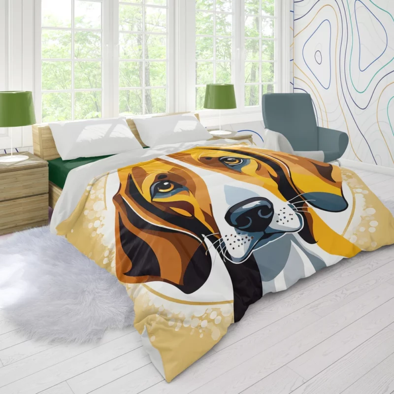 Treeing Walker Coonhound Perfection Devoted Dog Duvet Cover