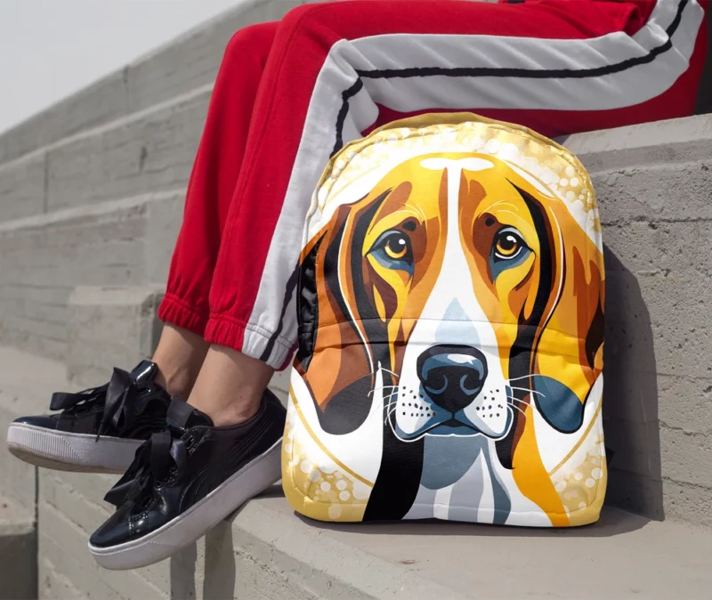 Treeing Walker Coonhound Perfection Devoted Dog Minimalist Backpack 1