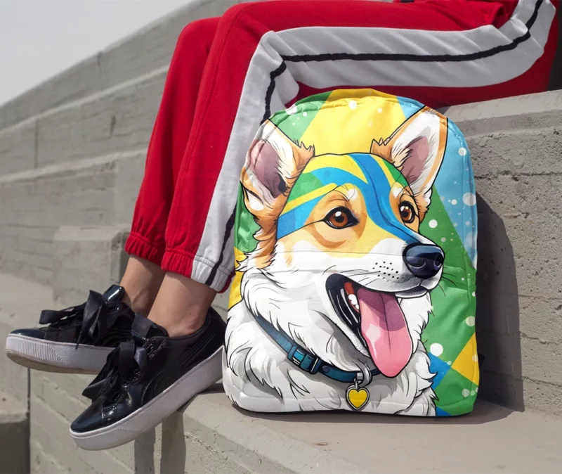 Vallhund Majesty Devoted Swedish Dog Minimalist Backpack 1