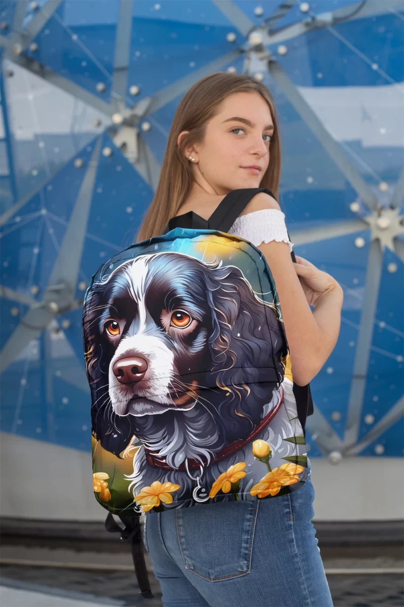 Versatile American Water Spaniel Dog Minimalist Backpack 2