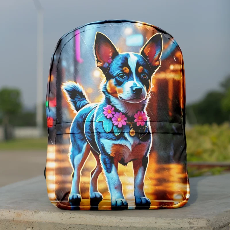 Versatile Australian Cattle Dog Canine Athlete Minimalist Backpack