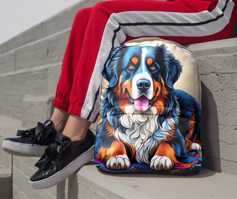 Versatile Bernese Mountain Dog Partner Minimalist Backpack 1