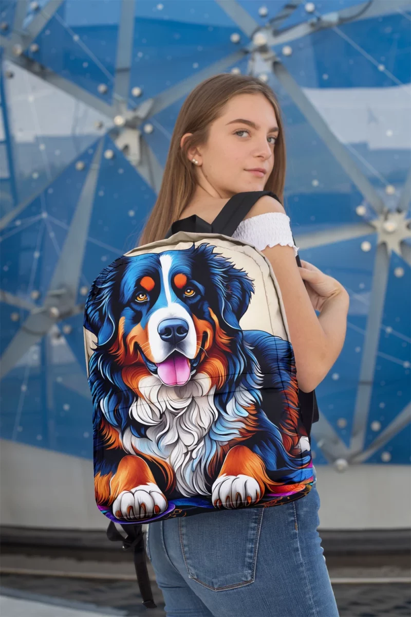 Versatile Bernese Mountain Dog Partner Minimalist Backpack 2