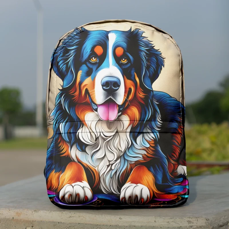 Versatile Bernese Mountain Dog Partner Minimalist Backpack