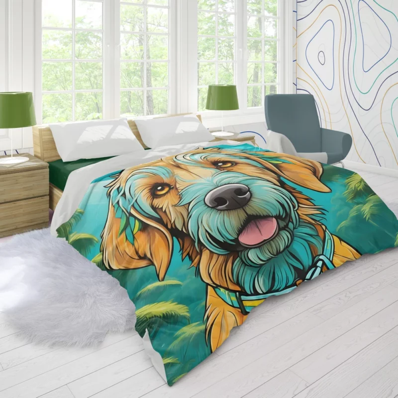 Versatile Companion Spinone Italiano Dog Duvet Cover