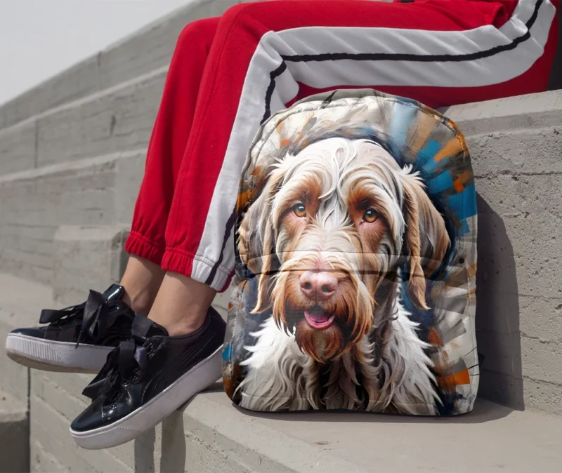 Versatile Wonder Spinone Italiano Dog Breed Minimalist Backpack 1