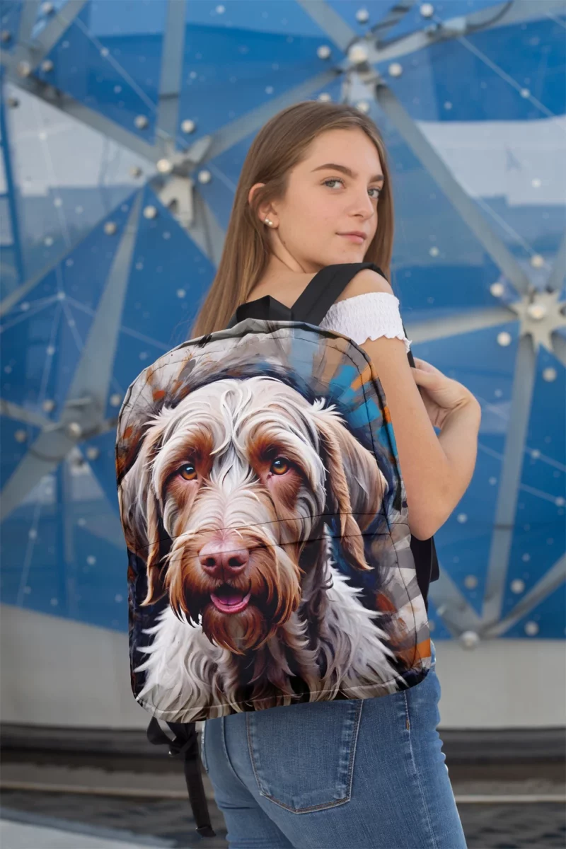 Versatile Wonder Spinone Italiano Dog Breed Minimalist Backpack 2