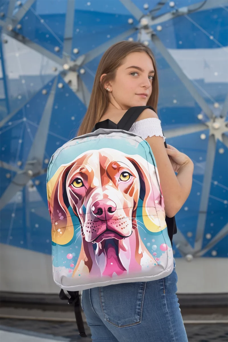 Vizsla Majesty Loyal Companion Dog Minimalist Backpack 2