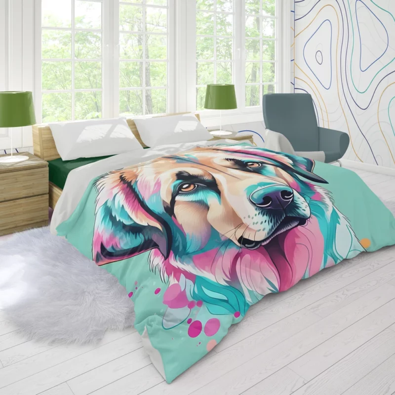 Watchful Anatolian Shepherd Guardian Dog Vigilance Duvet Cover