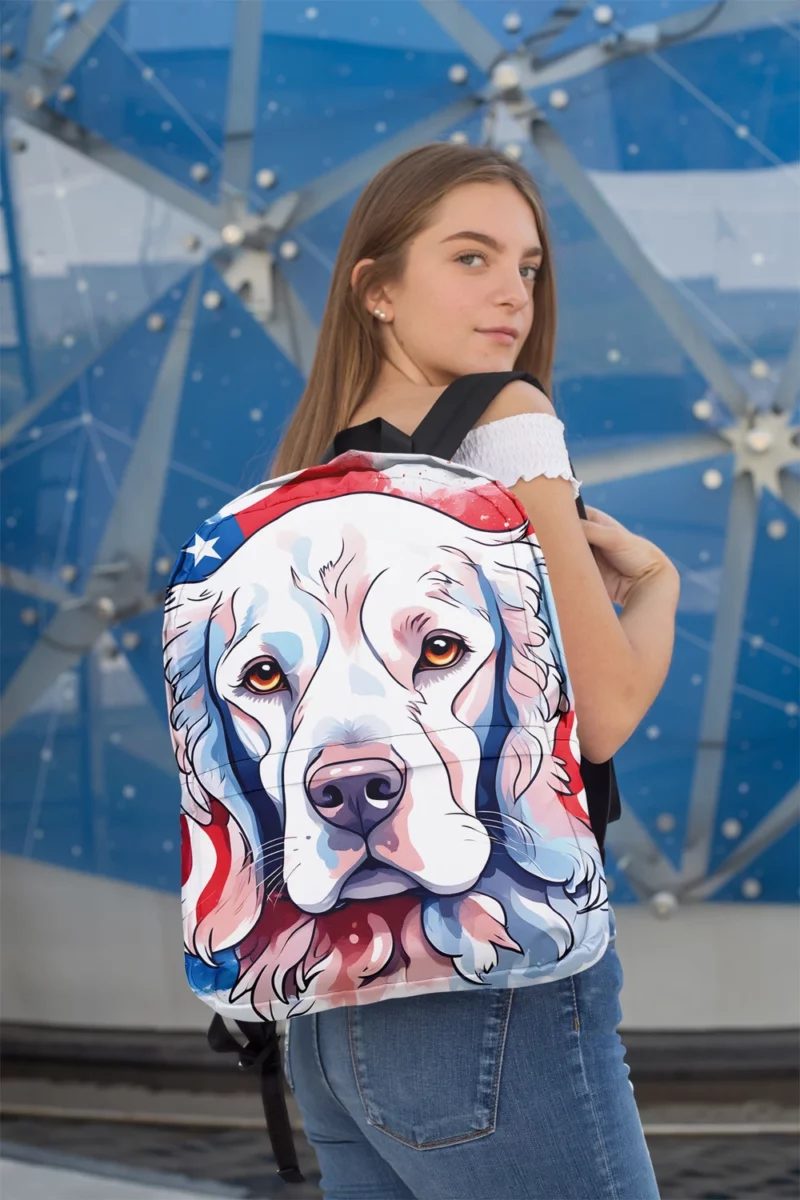 Water-Loving Dog American Spaniel Companion Minimalist Backpack 2