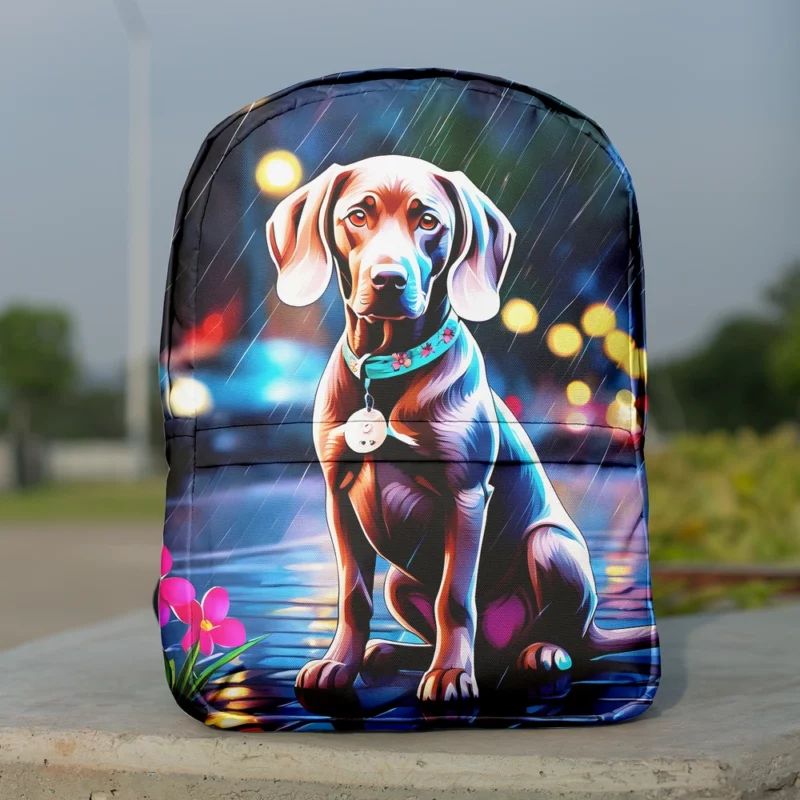 Weimaraner Pal The Perfect Dog Minimalist Backpack