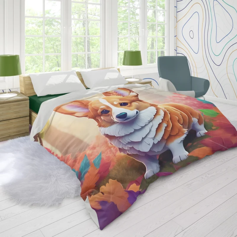 Welsh Corgi Duo Pal The Perfect Dog Duvet Cover