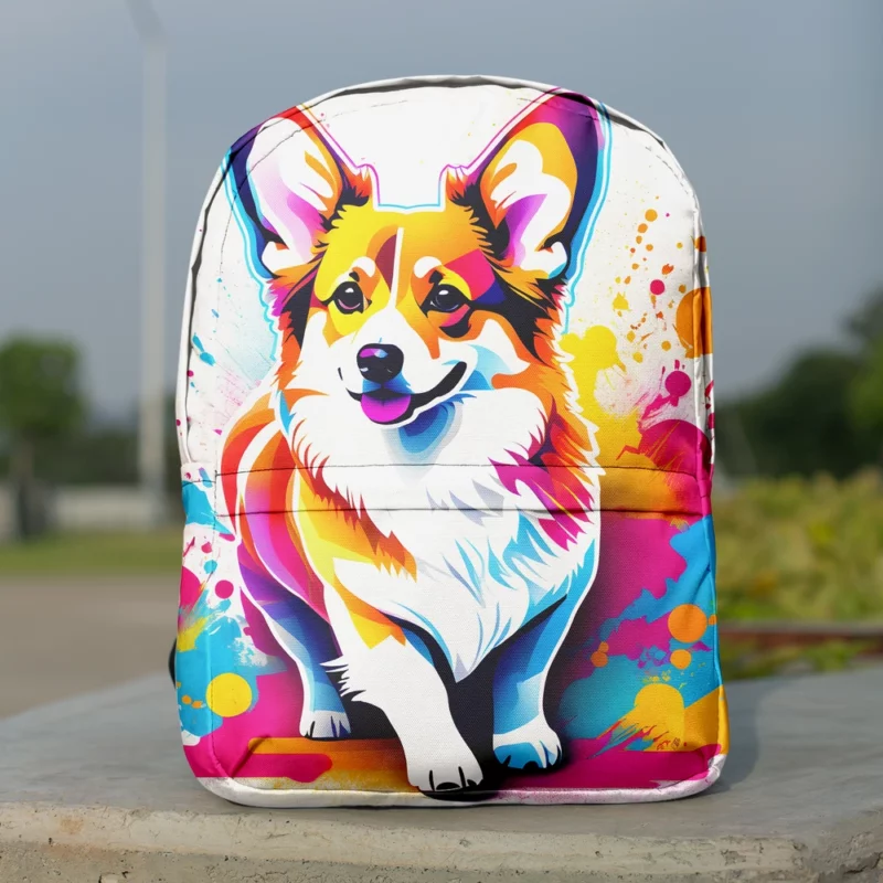 Welsh Corgi Majesty Devoted Herding Companion Minimalist Backpack