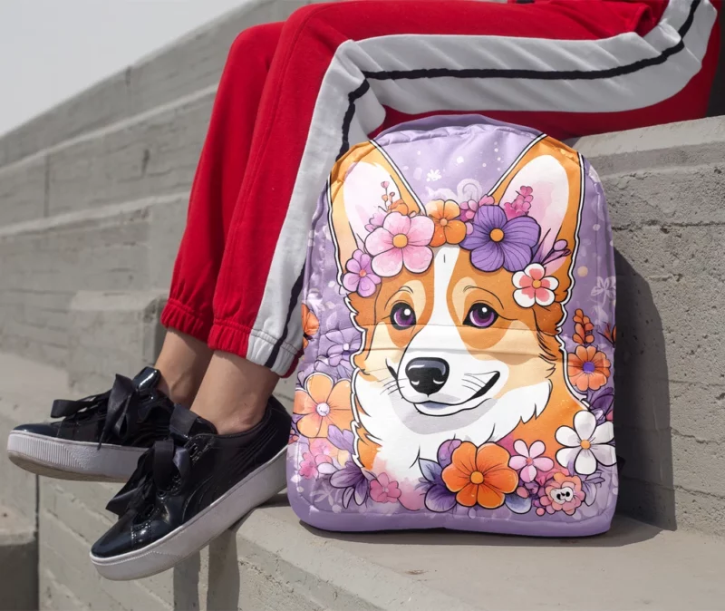 Welsh Corgi Majesty Loyal Companion Dog Minimalist Backpack 1