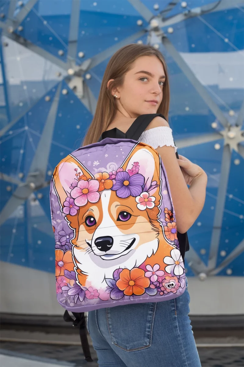 Welsh Corgi Majesty Loyal Companion Dog Minimalist Backpack 2