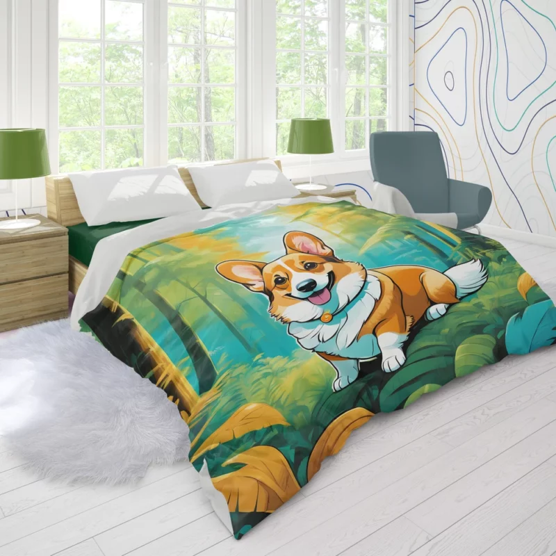 Welsh Corgi Perfection Devoted Herding Dog Duvet Cover