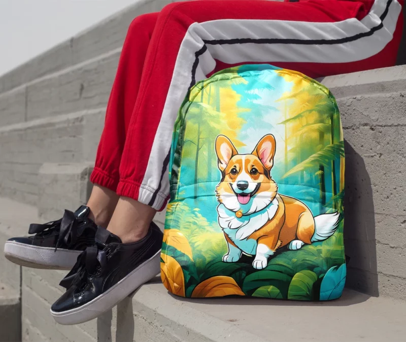 Welsh Corgi Perfection Devoted Herding Dog Minimalist Backpack 1