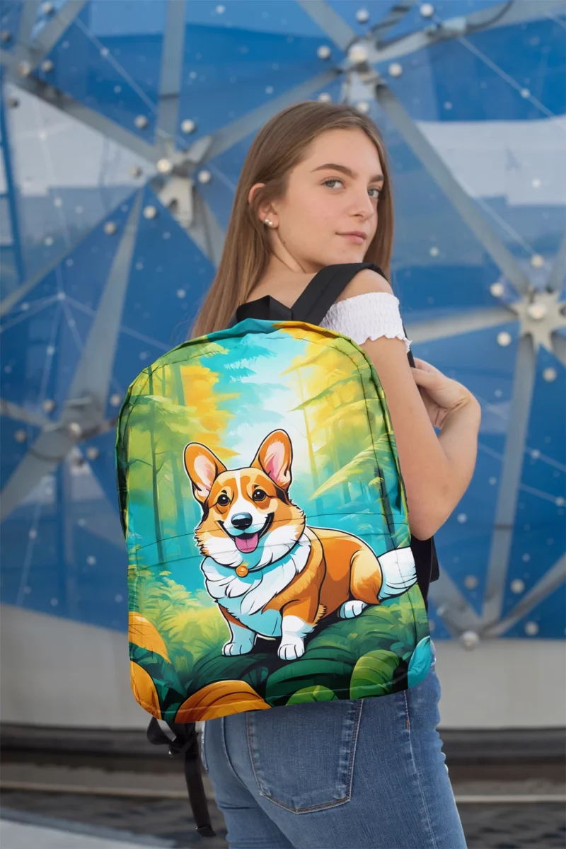 Welsh Corgi Perfection Devoted Herding Dog Minimalist Backpack 2