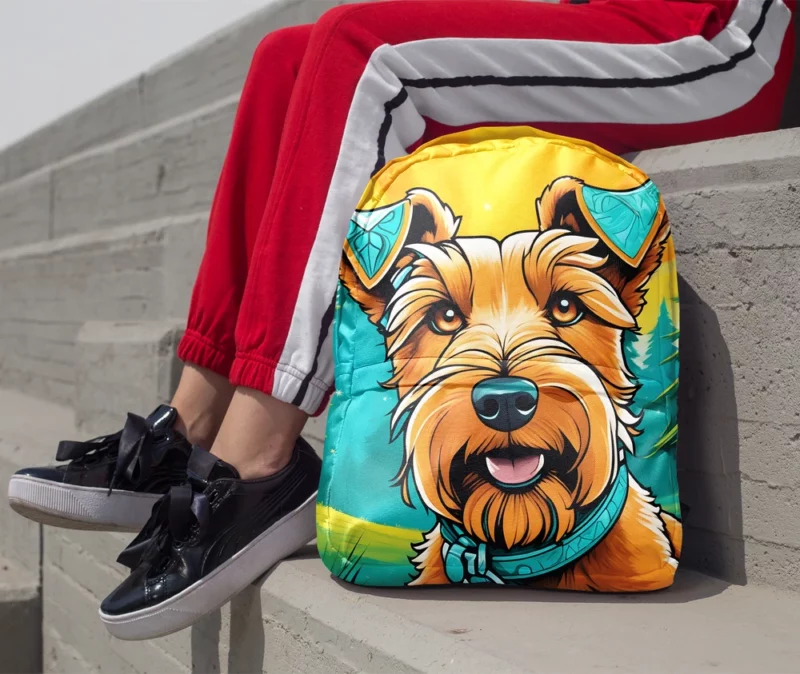 Welsh Joy Playful Terrier Companion Minimalist Backpack 1