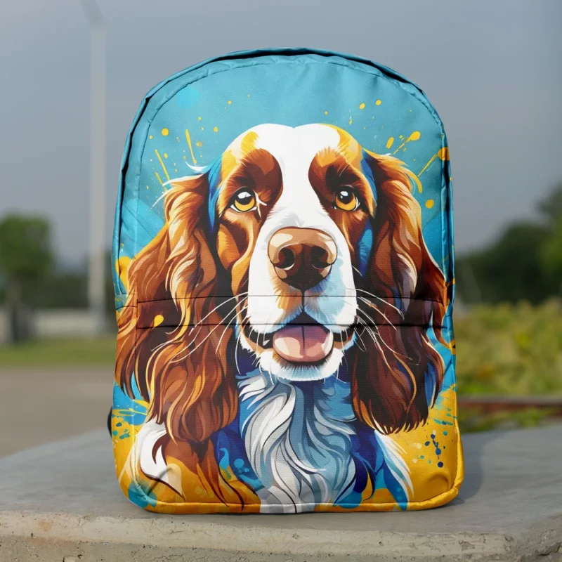 Welsh Springer Spaniel Majesty Loyal Companion Dog Minimalist Backpack