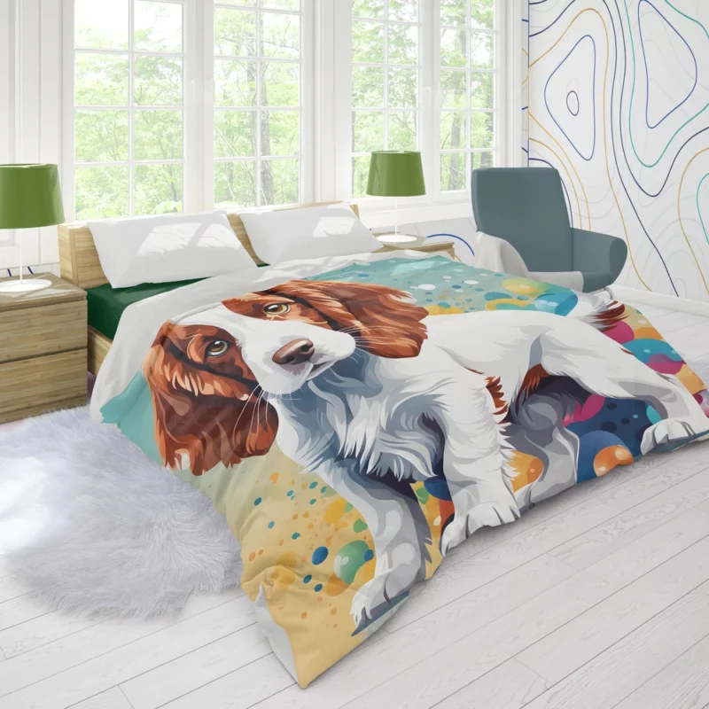 Welsh Springer Spaniel Pal The Perfect Dog Duvet Cover