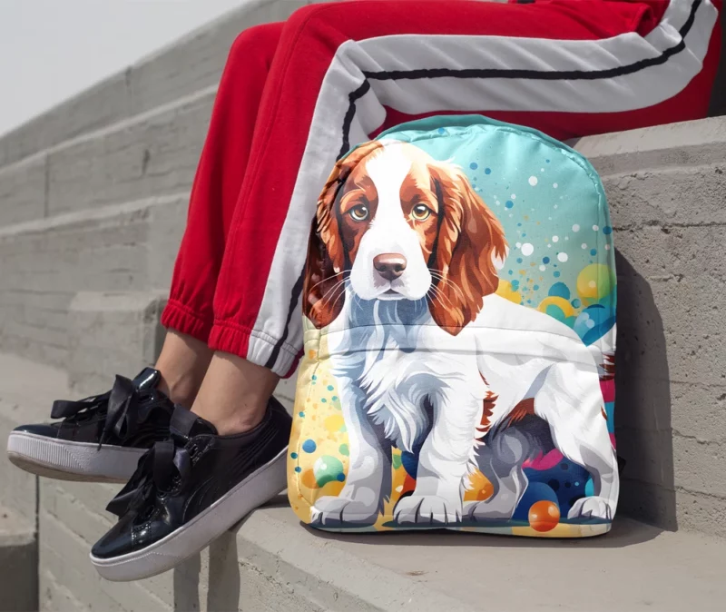 Welsh Springer Spaniel Pal The Perfect Dog Minimalist Backpack 1