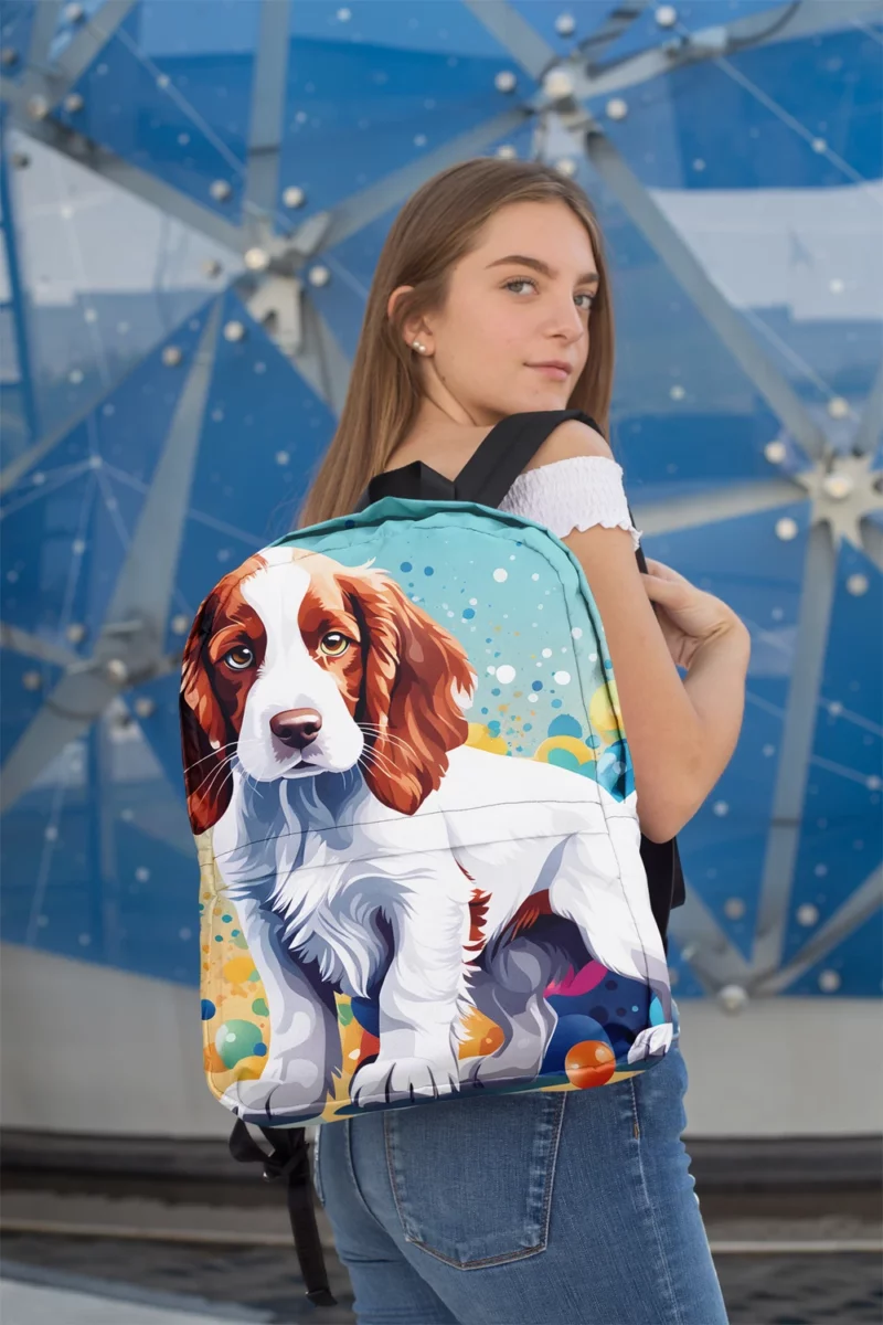 Welsh Springer Spaniel Pal The Perfect Dog Minimalist Backpack 2