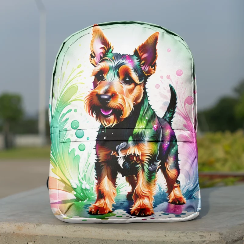 Welsh Terrier Majesty Loyal Companion Dog Minimalist Backpack