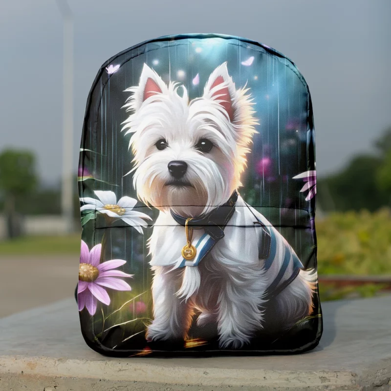 Westie Majesty Loyal Companion Dog Minimalist Backpack