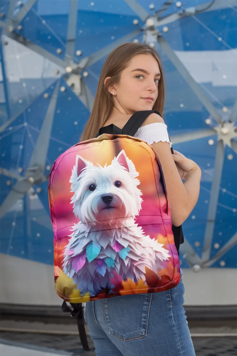 Westie Pal The Perfect Dog Minimalist Backpack 2