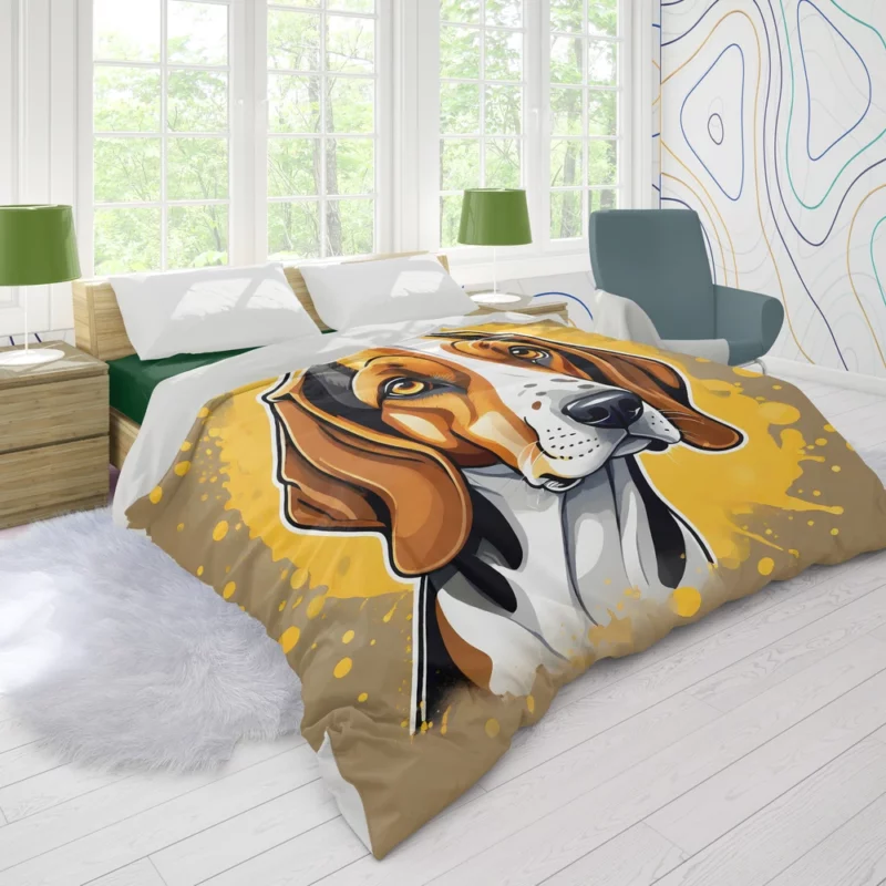 Wonder Devoted Treeing Walker Coonhound Duvet Cover