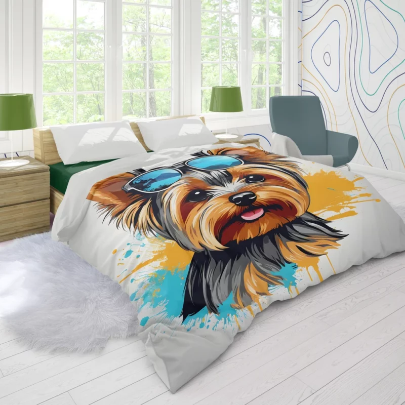 Yorkshire Terrier Perfection Devoted Dog Duvet Cover