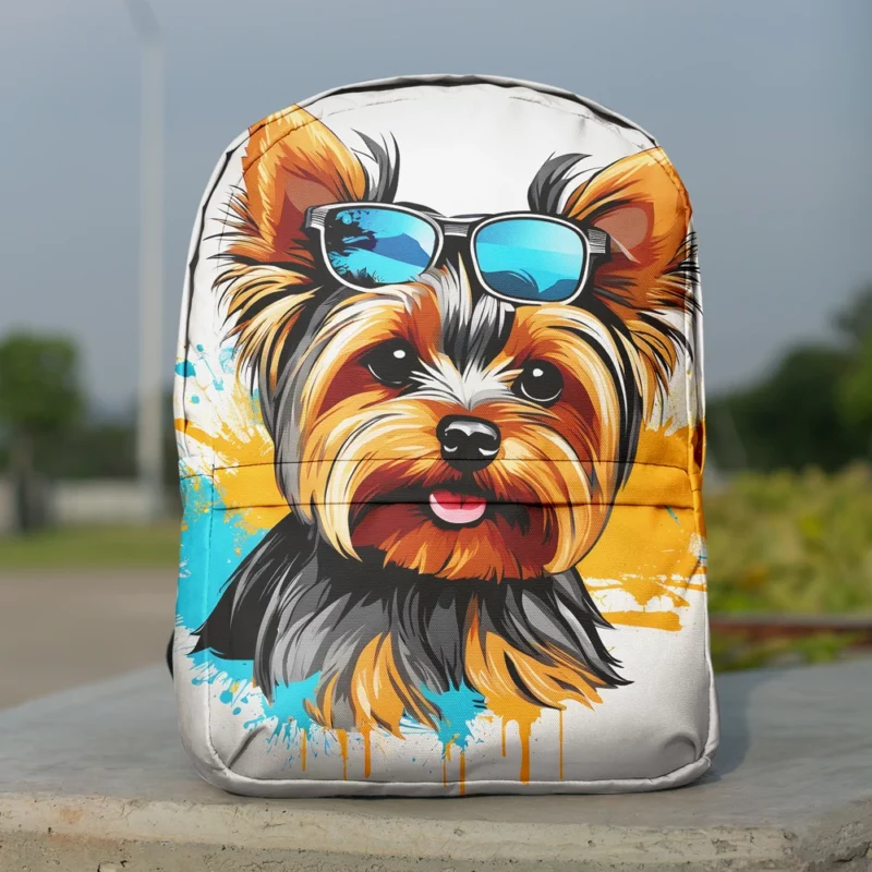 Yorkshire Terrier Perfection Devoted Dog Minimalist Backpack